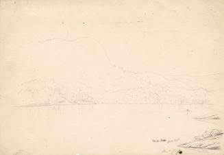 Third lake, Cold-Water River [Rivière à l'Eau Dorée], Labrador Peninsula expedition, 1861