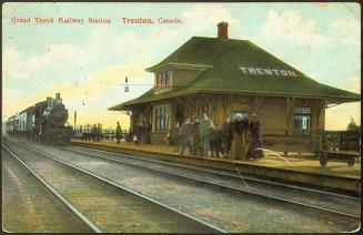 Grand Trunk Railway Station. Trenton, Canada