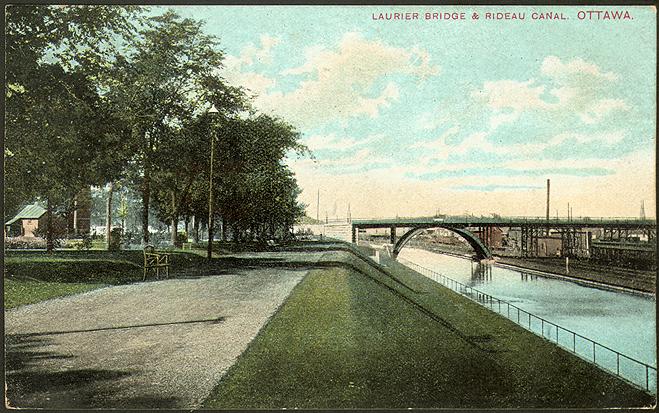 Laurier Bridge & Rideau Canal, Ottawa