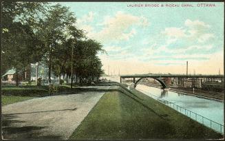 Laurier Bridge & Rideau Canal, Ottawa