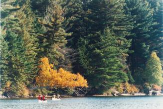 Canoeing in Algonquin Provincial Park, Ontario