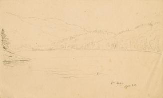 Sixth lake [Lac Gagné?], Labrador Peninsula expedition, 1861
