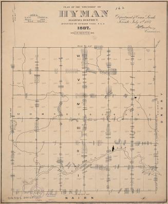Plan of the township of Hyman, Algoma District