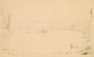 Seventh lake, Ruisseau la Truite, Labrador Peninsula expedition, 1861
