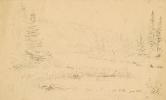 Ninth lake, Ruisseau la Truite, Labrador Peninsula expedition, 1861