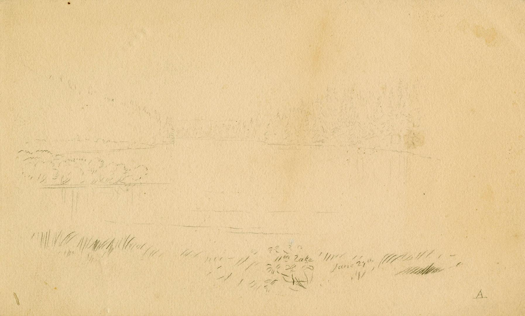 Eleventh lake, Ruisseau la Truite, Labrador Peninsula expedition, 1861