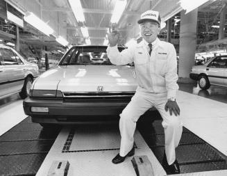 Hiroshi Hayano, president of Honda's Ontario plant, Alliston, Ontario