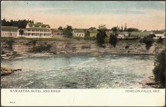Kawartha Hotel and River, Fenelon Falls, Ontario