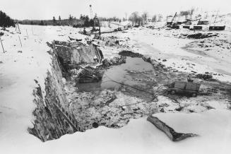 Dam project on Madawaska River, Arnprior, Ontario