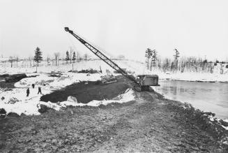 Dam project on Madawaska River, Arnprior, Ontario