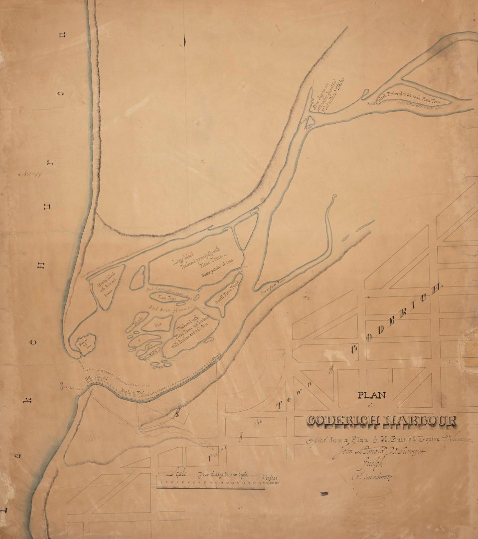 Plan of Goderich Harbour