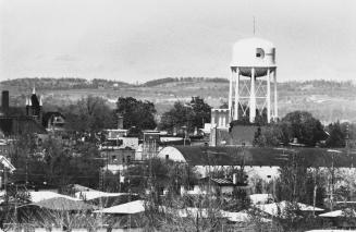 View of water tank, Bowmanville, Ontario