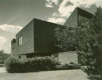 Etobicoke Public Library, Richview Branch, Islington Avenue, northwest corner of Summitcrest Drive, Toronto, Ontario.