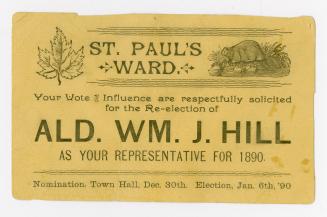 Ald. WM. J. Hill, St. Paul's Ward