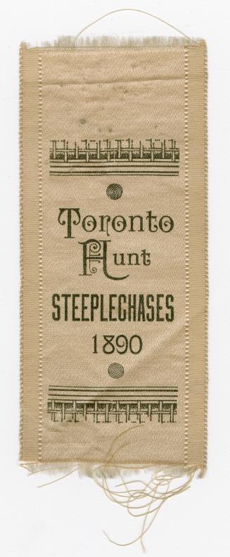 Toronto Hunt Steeplechases 1890