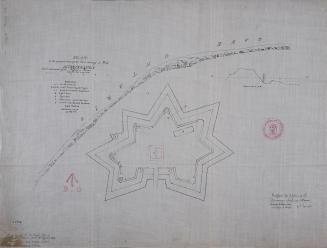 Plan of the present state of the fort erecting at Point Mississauga at the entrance of the Niagara River