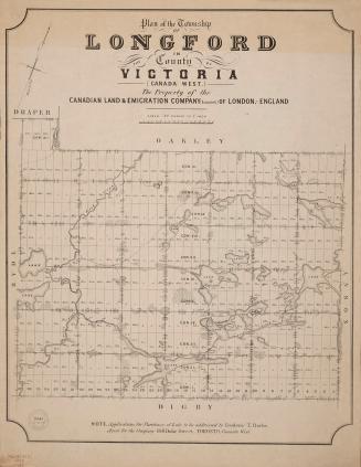 Plan of the township of Longford in the county of Victoria (Canada West)
