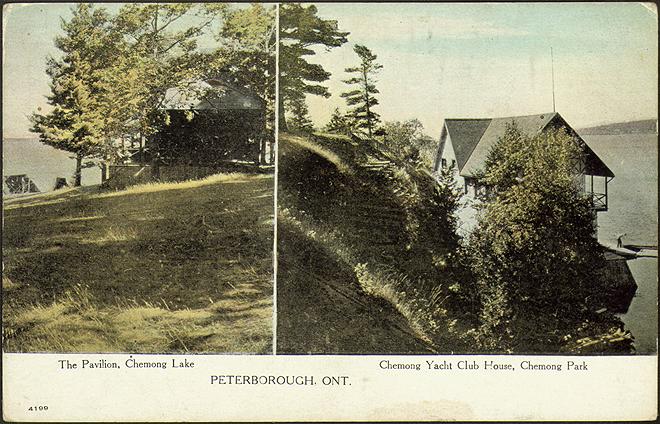 The Pavilion, Chemong Lake and Chemong Yacht Club House, Chemong Park, Peterborough, Ontario