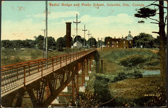 Radial Bridge and Public School, Oakville, Ontario, Canada