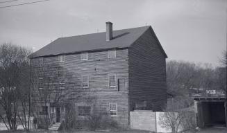 Benjamin Fish, grist mill, Steeles Ave. E., north side, east of Bayview Ave.; looking north west. Toronto, Ont.