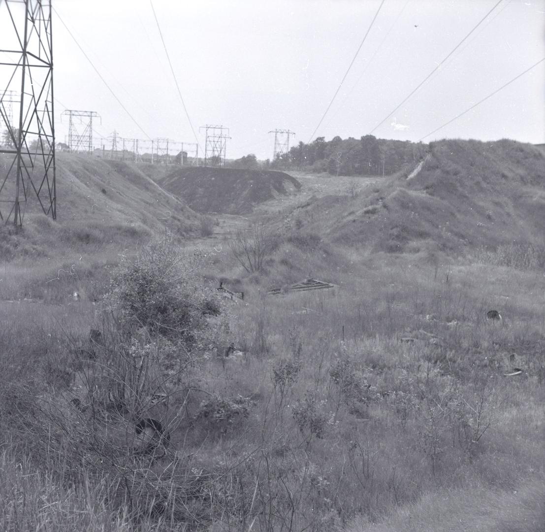 Image shows a number of electric lines.