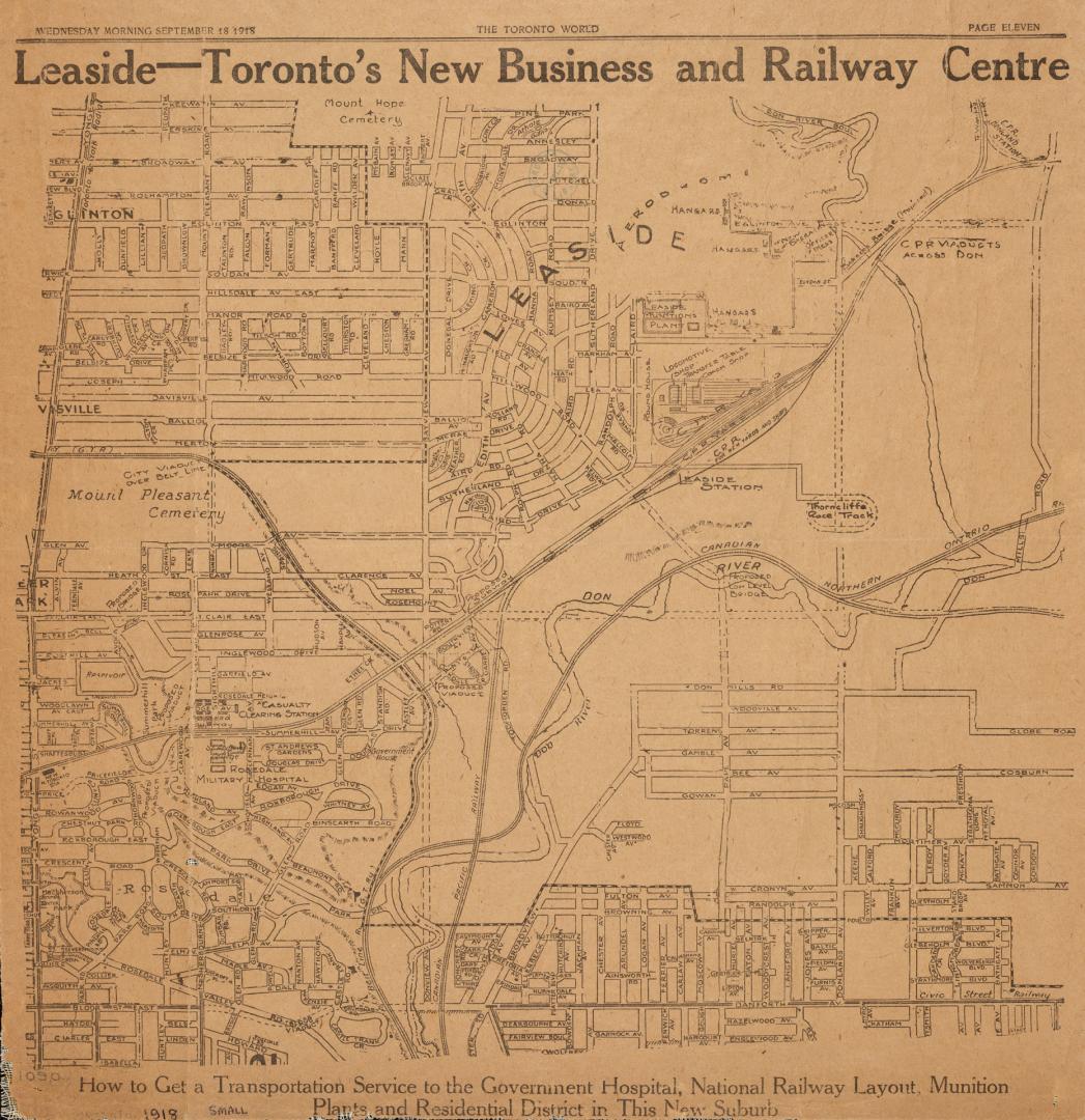 Leaside Toronto's new business and railway centre