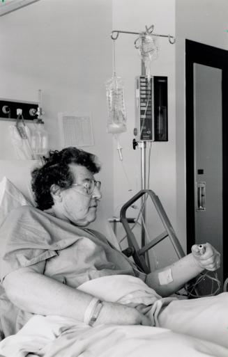 Patient Mina Newton at Peel Memorial Hospital. Brampton, Ontario