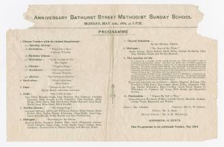 Bathurst Street Methodist Sunday School