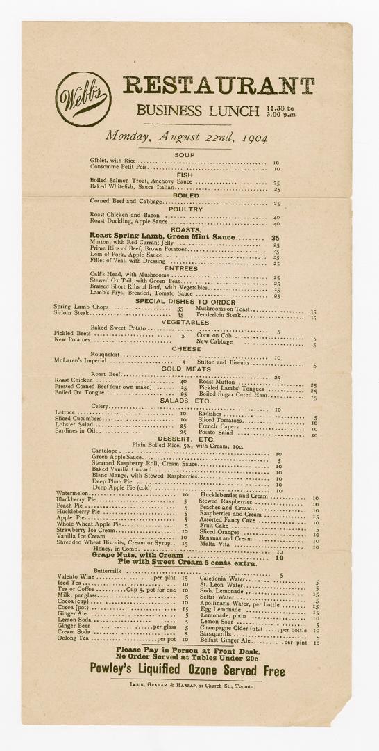 Webb's Restaurant