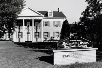 Dodsworth & Brown Funeral Home. Burlington, Ontario