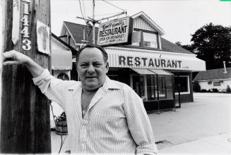 Tom Grosdanis operates Tom's Family Restaurant. Caledon East, Ontario