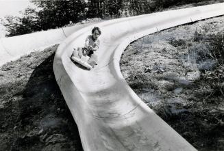 Summer slide at Blue Mountain. Collingwood, Ontario