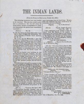 The Indian Lands