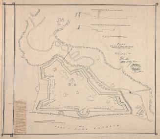 (1816) Plan of the fort at York Upper Canada shewing its state in March 1816