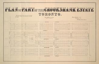 Plan of part of the Crookshank estate, Toronto