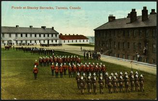 Parade at Stanley Barracks, Toronto, Canada