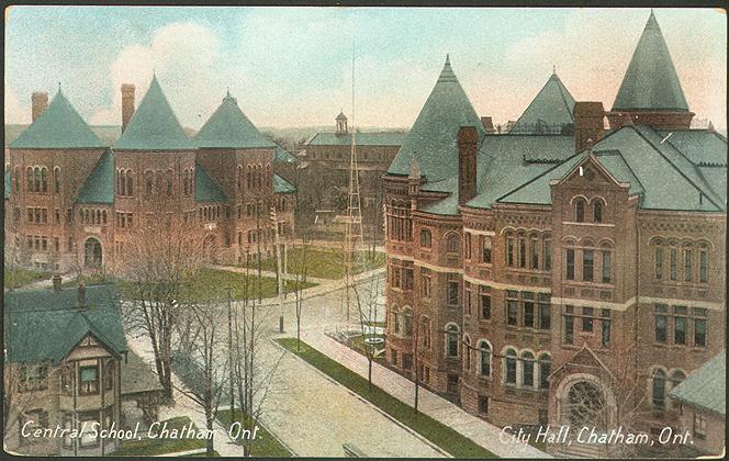 Central School and City Hall, Chatham, Ontario