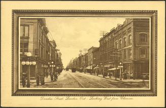 Dundas Street, London, Ontario - Looking West from Clarence