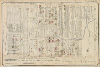 Atlas of the city of Toronto and vicinity from special survey founded on registered plans and showing all building and lot numbers.