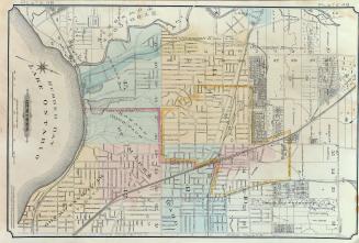 Atlas of the city of Toronto and vicinity from special survey founded on registered plans and showing all building and lot numbers.