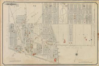 Atlas of the city of Toronto and vicinity from special survey founded on registered plans and showing all building and lot numbers.