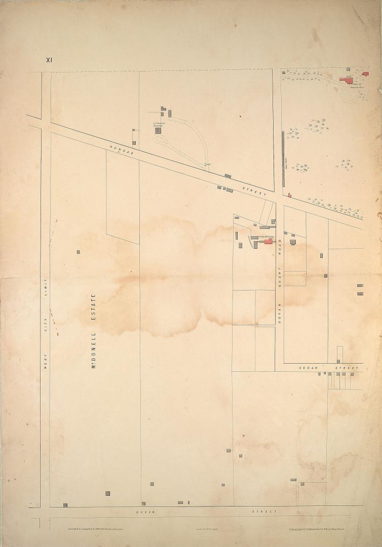 Atlas of the city of Toronto and vicinity.