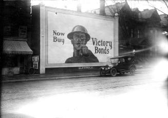 Victory bonds billboard