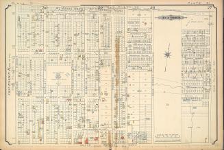 Atlas of the city of Toronto and vicinity from special survey founded on registered plans and showing all building and lot numbers.