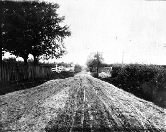 Railway crossing, possibly Greenwood Avenue