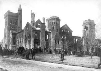 University College after the fire of 1890