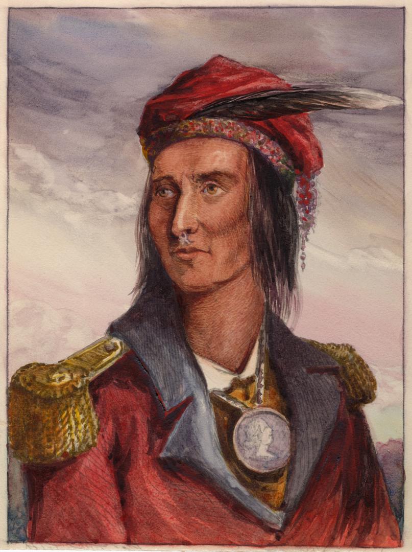 Portrait of Tecumtha (c. 1808)