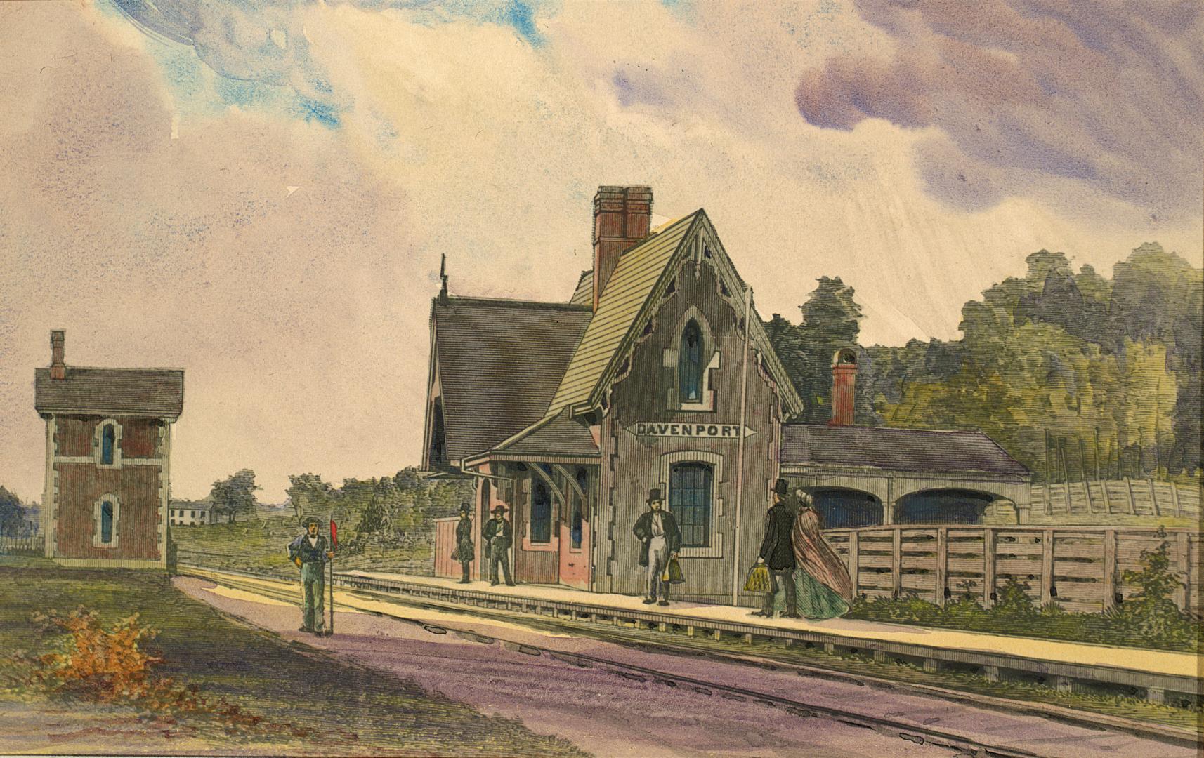 Davenport Station (Northern Railway), Caledonia Park Road