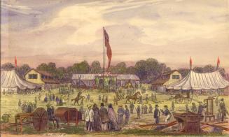 Provincial exhibition (1852), University Ave., w. side, between (approx.) Elm & Orde Sts.