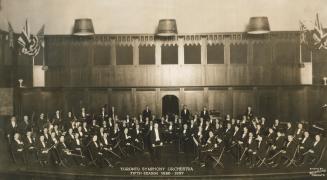 Toronto Symphony, with conductor Luigi von Kunits, in Massey Hall, Toronto